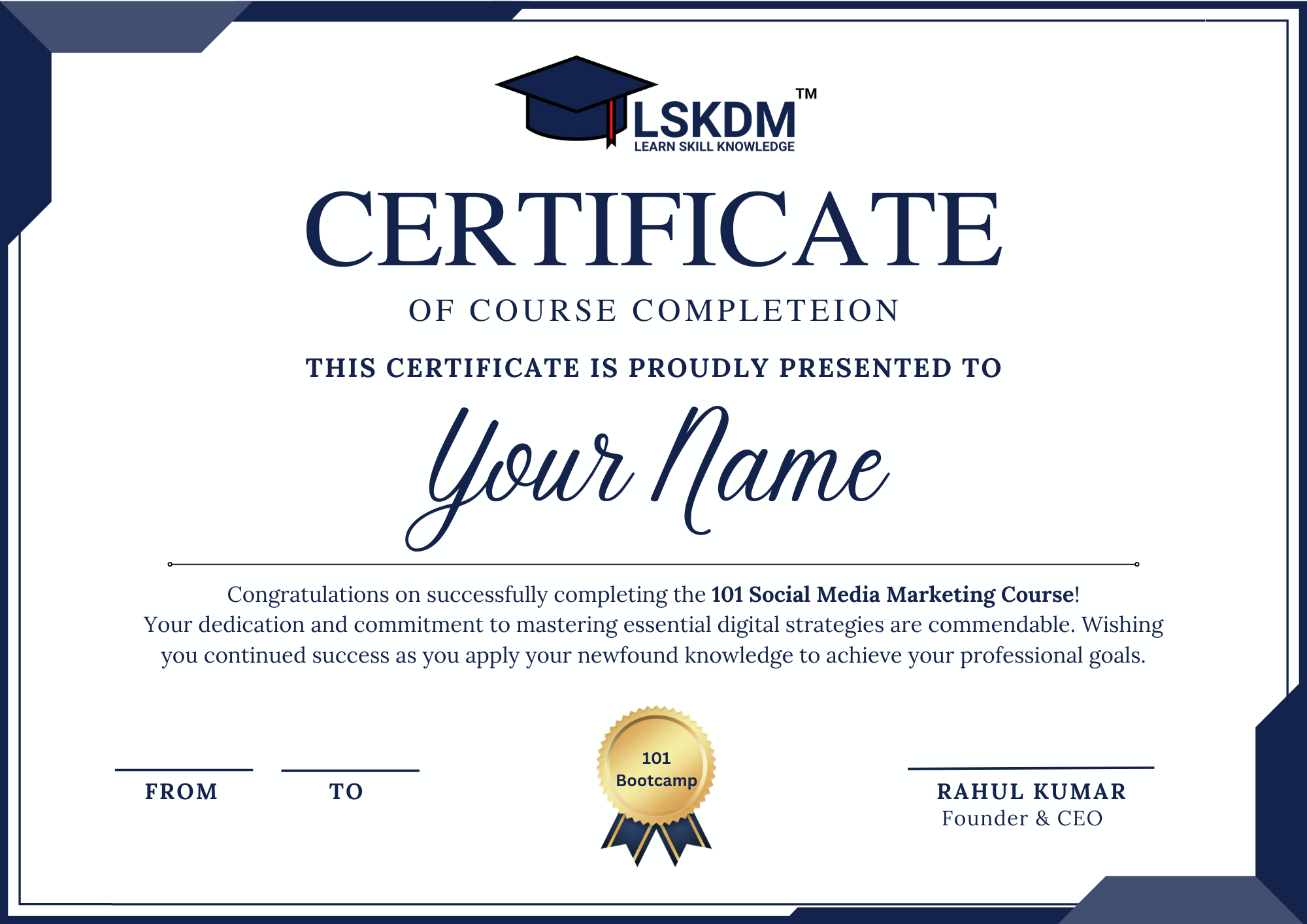 LSKDM CErtificate