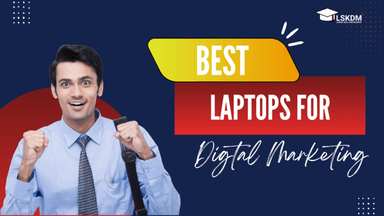 Best laptops for digital marketing banner.